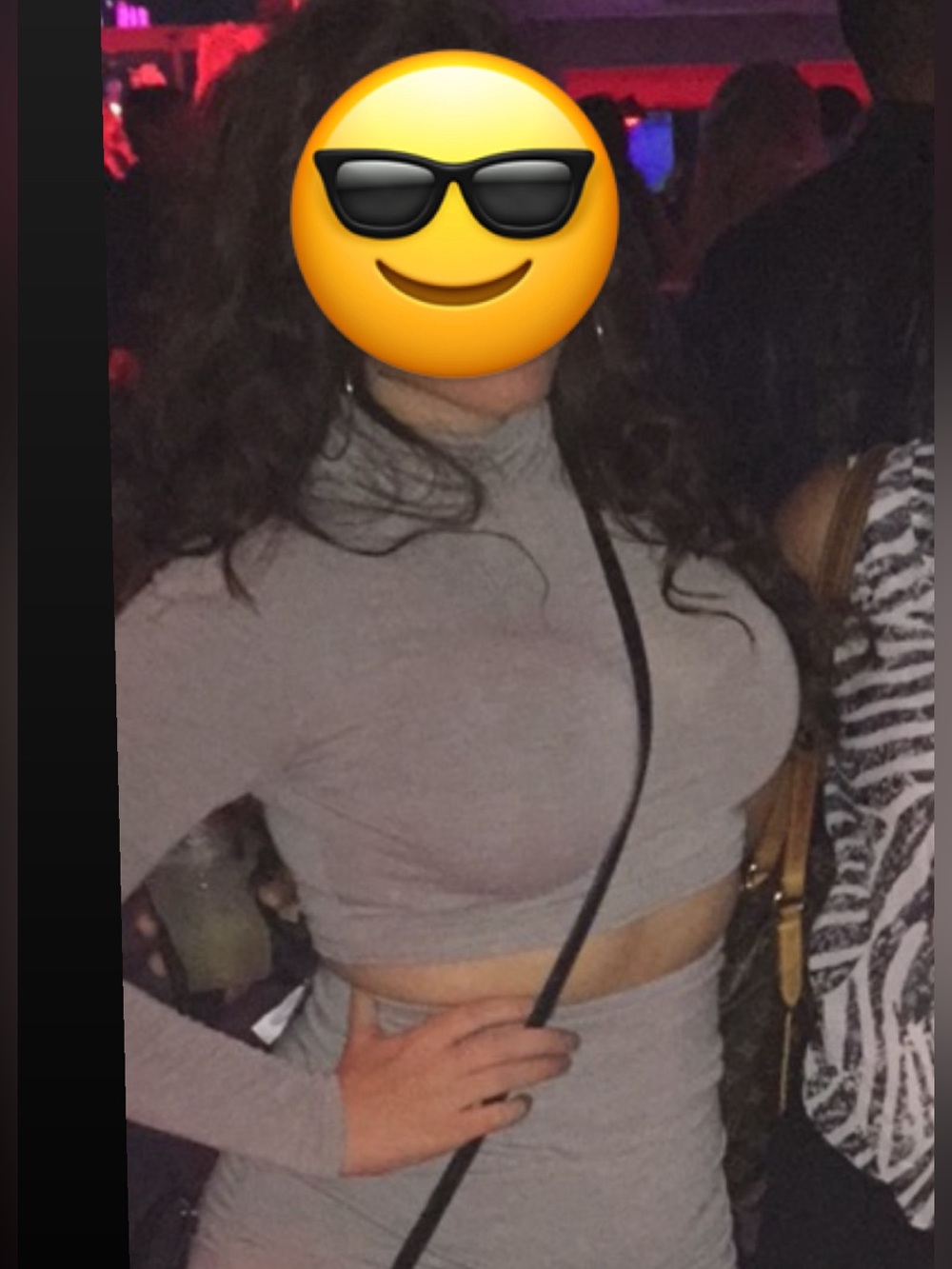 Missguided matching skirt/mock turtleneck set